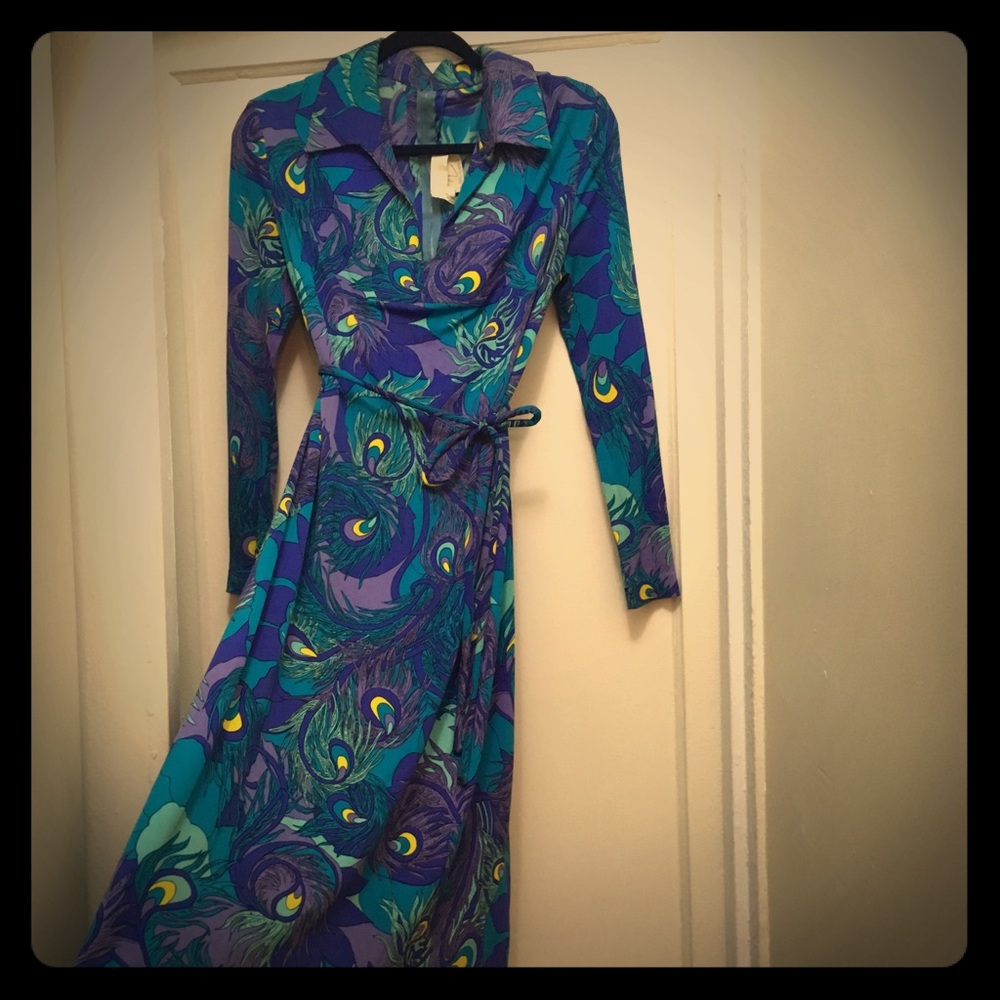 La Mendola Vintage Italian Silk Dress